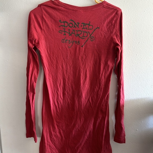 Ed hardy long sleeve size medium true til death - Picture 4 of 4